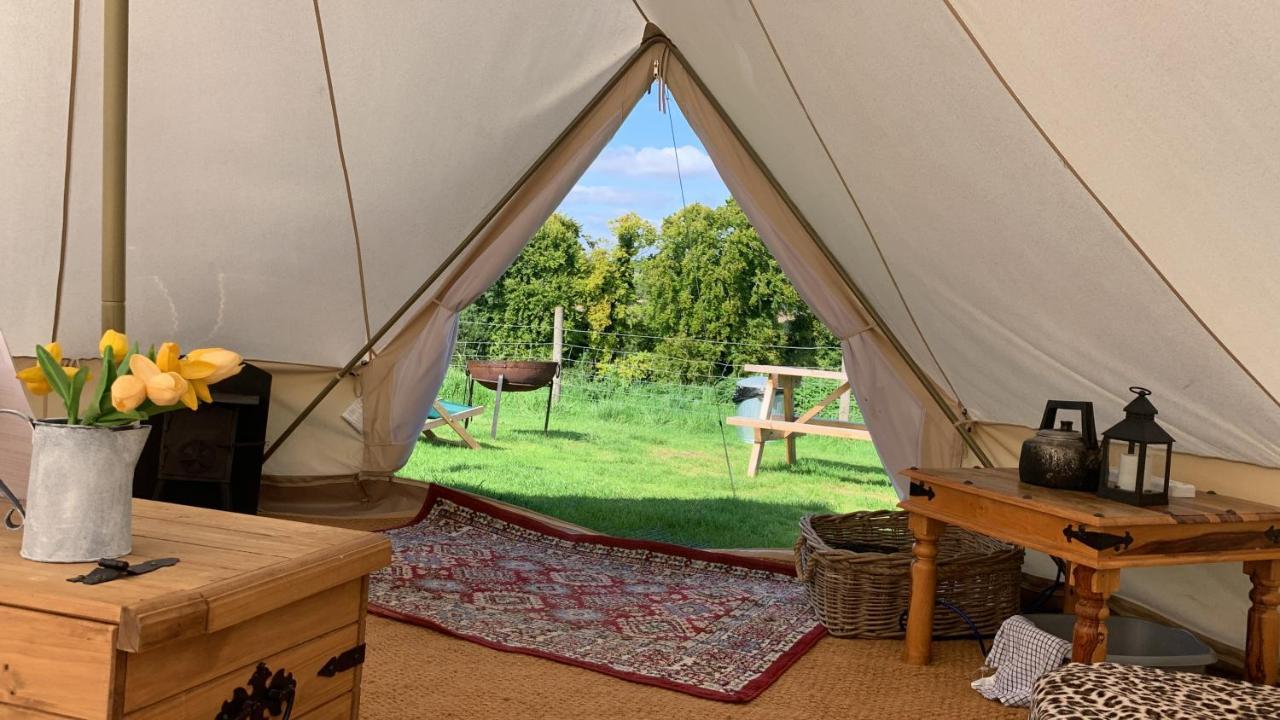 Home Farm Radnage Glamping Bell Tent 6, With Log Burner And Fire Pit High Wycombe Exterior foto